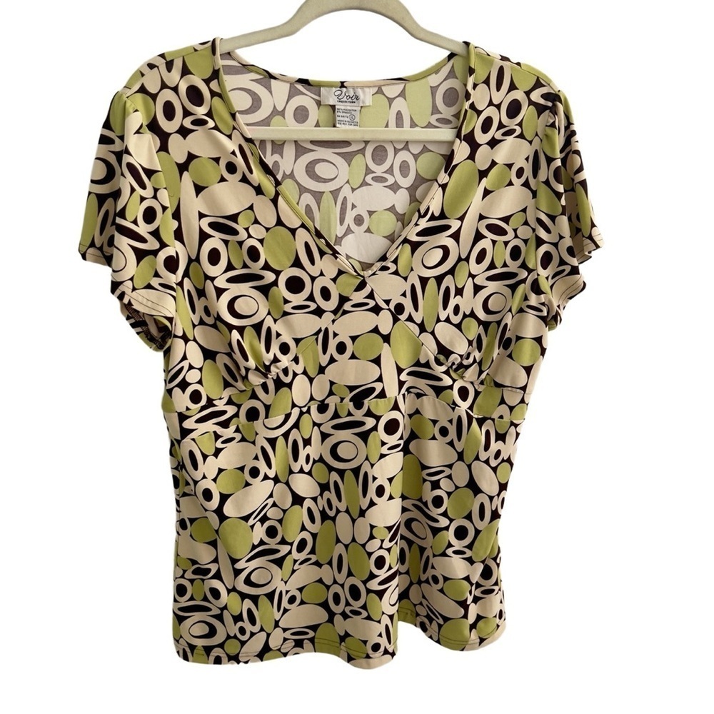 Vintage 70s Blouse top XLARGE - Picture 2 of 9